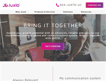 Tablet Screenshot of juxto.com